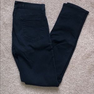 J Brand Navy Skinny Jean - mid/high rise GREAT